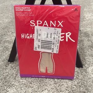 NEW Spanx Higher Power Short, Nude, XL